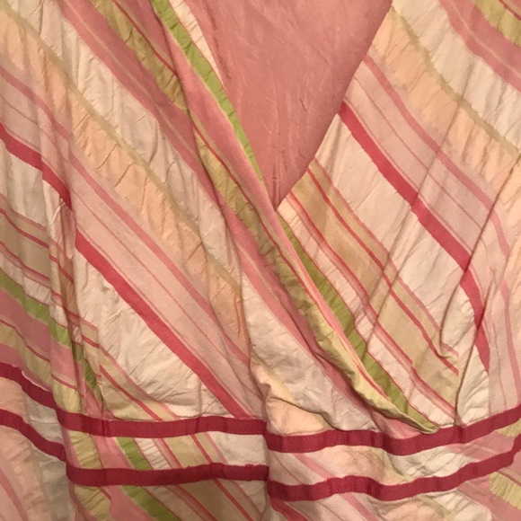 Paraphrase Pink Striped Sleeveless Dress - Picture 5 of 6